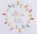 Stitch Rock Designs - It's Lit Ornament